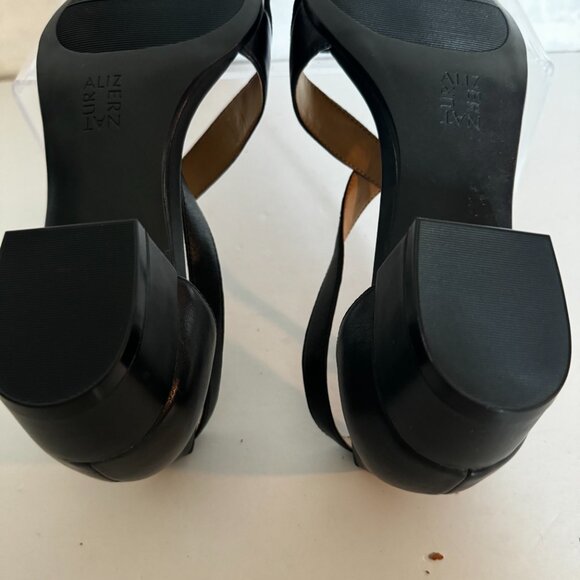 Naturalizer Women's Black Blakely Sandals Size 8.5 Ankle Strap 1" Block Heel Buc - Picture 12 of 13